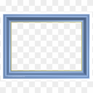 Blue Certificate Border - Transparent Blue Fancy Frames, HD Png Download