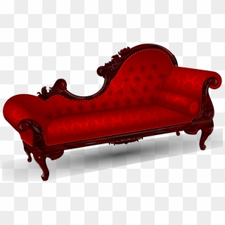 Gothic Furniture, Vintage Furniture, Furniture Decor, - Victorian Fainting Couch, HD Png Download