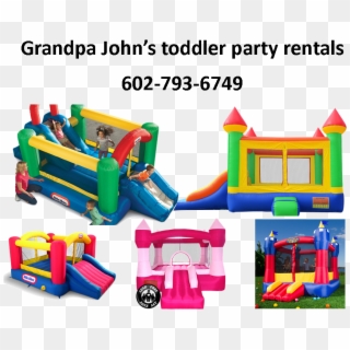 Phoenix Az Inflatable Toddler Bounce House Rentals - Little Tikes Bouncy Castle With Slide, HD Png Download