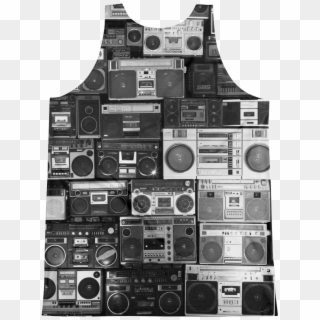 Mighty High Coup Boombox Tank Top - Boombox, HD Png Download