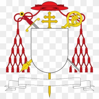 01 Coa Cardinal Prince-archbishop - Cardinal Montini Coat Of Arms, HD Png Download