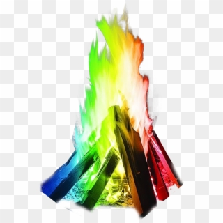 Multicolour Fire Transparent Background Png Image Seasonal - Flame Fire, Png Download