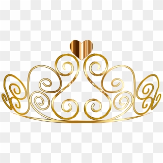 Gold Princess Crown Png - Gold Princess Crown Clipart, Transparent Png