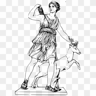 Download Png - Artemis The Greek Goddess, Transparent Png