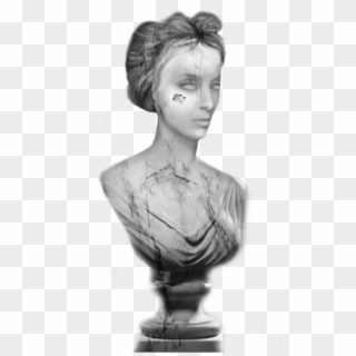 Graphic Library Library Marble Statue Bust Stock By - Female Bust Png, Transparent Png