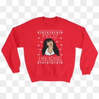 Queen Feliz Navidad Ugly Christmas Sweater - Selena Quintanilla Ugly Christmas Sweater, HD Png Download