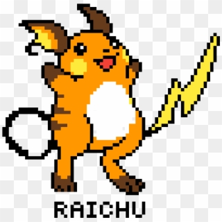 Raichu Pixel Art, HD Png Download