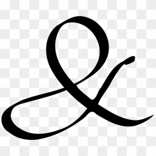 Ampersand Calligraphy Png - Ampersand Png, Transparent Png