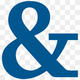 Bleed Area May Not Be Visible - Ampersand Sign Ampersand Blue, HD Png Download