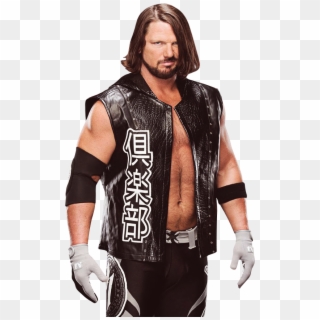 Aj Styles Current Wwe United States Champion - Aj Styles Bullet Club Vest, HD Png Download