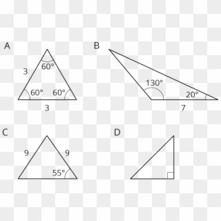 Which One Doesn't Belong - Triangles Which One Doesn T Belong, HD Png Download