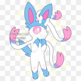 Little Shiny Sylveon - Cartoon, HD Png Download