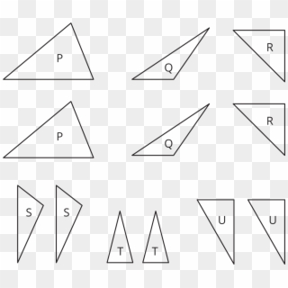 Of These Pairs Of Identical Triangles Can Be Composed - Triangle, HD Png Download