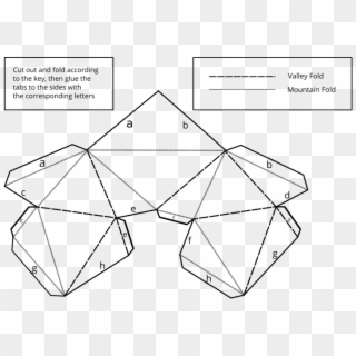 Net For Steffen's Flexible Polyhedron - Flexible Triangle, HD Png Download