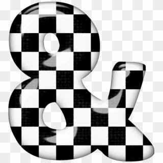 Ampersand ♥ - Checkered Flag Number 3, HD Png Download