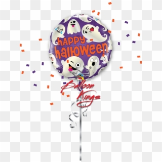 Emoticon Ghosts - Welcome Girl Balloon Transparent, HD Png Download