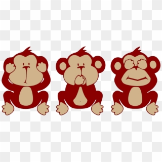 Wow Been Months Since I Posted Anything - Hear No Evil See No Evil Speak No Evil Clip Art, HD Png Download