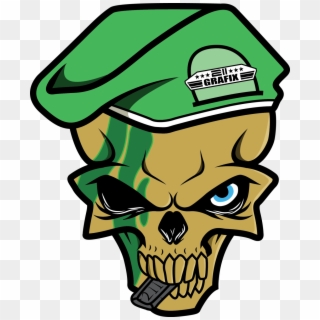 211 Skull Logo - Army Drawing, HD Png Download