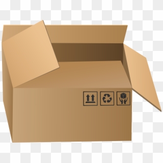 Open Packaging Box Png Clip Art, Transparent Png