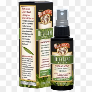 Barlean's Olive Leaf Complex Throat Spray, HD Png Download