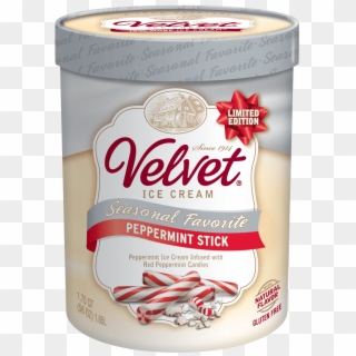 Peppermint Stick - Velvet Ice Cream, HD Png Download