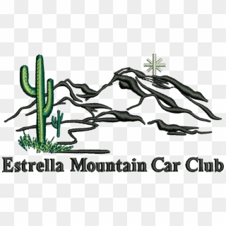Estrella Mountain Car Club Logo - Acanthocereus Tetragonus, HD Png Download