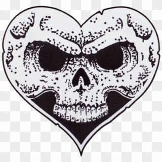 Alexisonfireheart Skull Patch - Alexisonfire Heart Skull, HD Png Download