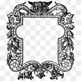 Picture Frames Drawing Ornament Decorative Arts Line - Frame Drawing Png, Transparent Png