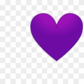 Neon Blue Heart Overlay Aesthetic Purpleheart Emojiheart - Heart, HD Png Download