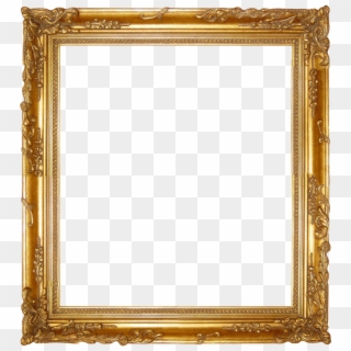 Ornate Frames - Blank Gold Picture Frame, HD Png Download