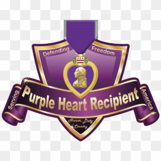 Purple Heart Medal Png - Crest, Transparent Png