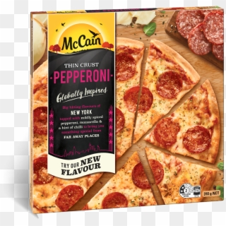 Ultra Thin Pepperoni Pizza, HD Png Download