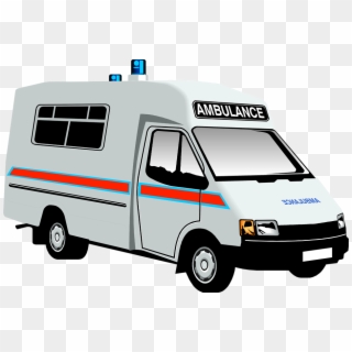 Image Free Stock Photo Illustration Of An - Ambulance Clipart, HD Png Download