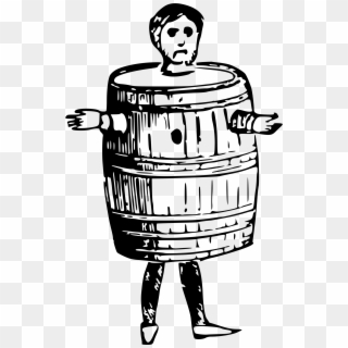 This Free Icons Png Design Of Man In Barrel, Transparent Png