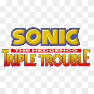 Sonictripletrouble Logo - Sonic The Hedgehog 3, HD Png Download