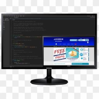 Web Design - Computer Monitor, HD Png Download