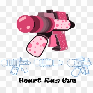 Heart Gun , Png Download - Heart Ray Gun, Transparent Png