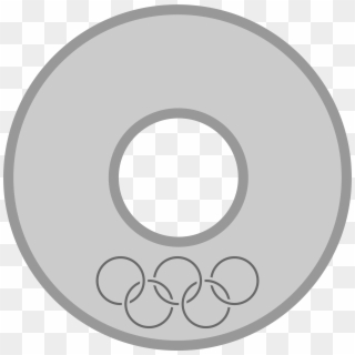 Olympic Silver Medal Png Png Images - Circle, Transparent Png