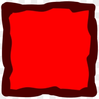 Red Frame Album - Square With Red Border Png, Transparent Png