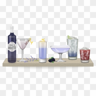 9 Purple Cocktails That Don't Suck - Champagne, HD Png Download