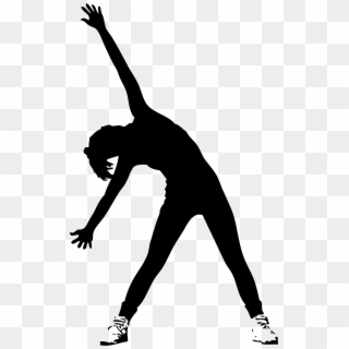 Exercise Silhouette Png - Silhouette Of People Exercising, Transparent Png