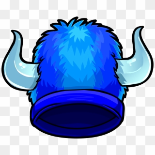 Viking Clipart Club Penguin - Club Penguin Blue Viking Helmet, HD Png Download