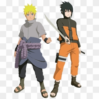 Naruto Reread, Thread Two - Naruto In Sasuke Costume, HD Png Download
