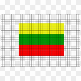 Flag Of Lithuania Flag Pixel Art From Brikbook - Philippine Flag In Minecraft, HD Png Download