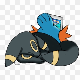Umbreon And By Darside Svg Freeuse - Umbreon Mudkip, HD Png Download