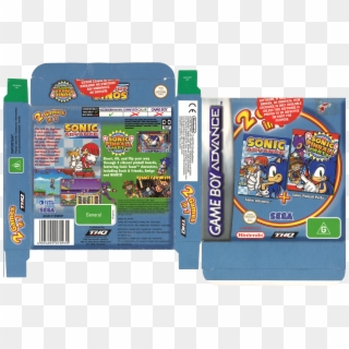 Sonic 2in1 Gba Sonic Advance Pinball Party Au Cover, HD Png Download