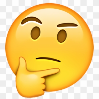 Question Face Blinking Emoji - Emoji Angry Png, Transparent Png