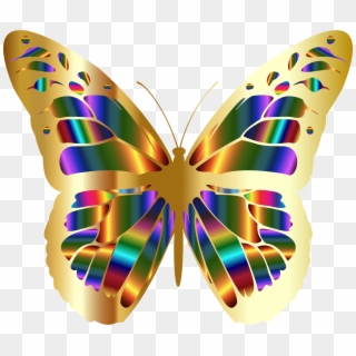 This Free Icons Png Design Of Iridescent Monarch Butterfly, Transparent Png