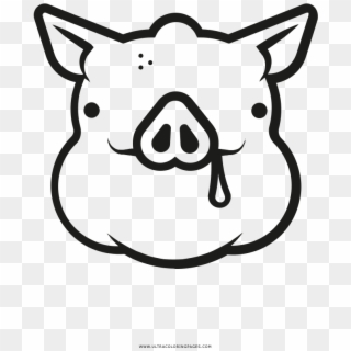 Derp Pig Coloring Page - Derp Coloring Page, HD Png Download