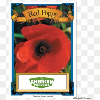 Red Seed Packet American Meadows - Flower Seed Packet Transparent, HD Png Download